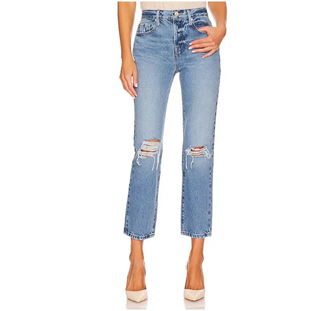 FRAME Women's Le Original High Rise Straight In Nomad Fit Size‎ 31